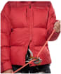 Women's Montane Glacium Hooded Down Jacket - Adrenaline Red