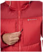 Women's Montane Glacium Hooded Down Jacket - Adrenaline Red