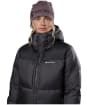 Women's Montane Glacium Hooded Down Jacket - Midnight Grey