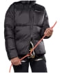 Women's Montane Glacium Hooded Down Jacket - Midnight Grey