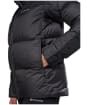 Women's Montane Glacium Hooded Down Jacket - Midnight Grey