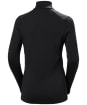 Women's Helly Hansen Lifa Merino Midweight 1/2 Zip - Black