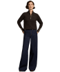 Women's Holland Cooper Bridget Quarter Zip Knit - Chocolate