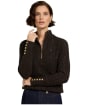 Women's Holland Cooper Bridget Quarter Zip Knit - Chocolate