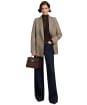 Women's Holland Cooper Bridget Quarter Zip Knit - Chocolate