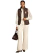 Women's Holland Cooper Boughton Diamond Quilt Gilet - Walnut