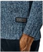 Men's Aubin Caster Donegal Roll Neck Sweater - Indigo