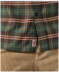 Men's Aubin Merton Brushed Oxford Button Down Shirt - Green Check