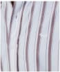 Men's Aubin Walesby Lightweight Relaxed Oxford Shirt - Oxblood Shadow Stripe