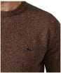 Men's Aubin Westbourne Merino Crew Sweater - Chocolate Mix