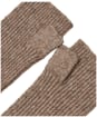 Women's Joules Fingerless Gloves - Mocha Brown
