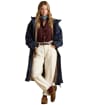 Women's Joules Coverall Oversized Fleece Lined Waterproof Coat - Navy