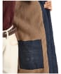 Women's Joules Coverall Oversized Fleece Lined Waterproof Coat - Navy