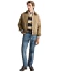 Men's GANT Moleskin Harrington Jacket - Light Taupe
