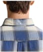 Men's GANT Regular Fit Windblown Flannel Check Shirt - Blue Horizon