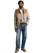 Men's GANT Regular Fit Windblown Flannel Check Shirt - Dry Sand