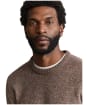  Men's GANT Wool Blend Neps Crew Neck Sweater - Faded Taupe