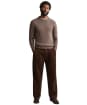  Men's GANT Wool Blend Neps Crew Neck Sweater - Faded Taupe