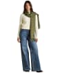 Women's Joules Langtree Scarf - Khaki Check