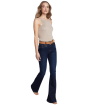 Women's Holland Cooper High Rise Flared Jeans - Deep Indigo