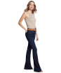 Women's Holland Cooper High Rise Flared Jeans - Deep Indigo