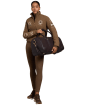 Women's Holland Cooper Regency Holdall - Dark Chocolate Suede