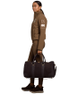 Women's Holland Cooper Regency Holdall - Dark Chocolate Suede