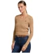 Women's Holland Cooper Seattle V Neck Knit - Dark Camel