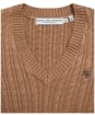 Women's Holland Cooper Seattle V Neck Knit - Dark Camel