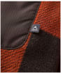 Men’s Passenger Clothing Firelight Sherpa Lined Overshirt - Dark Rust Buffalo Check