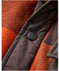 Men’s Passenger Clothing Firelight Sherpa Lined Overshirt - Dark Rust Buffalo Check