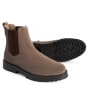 Women’s Fairfax & Favor Sheepskin Boudica Ankle Boots - Deep Taupe