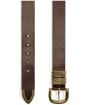 Men's R.M. Williams 1 1/2" Western Drover Belt - Chocolate