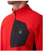 Men's Spyder Bandit 1/2 Zip Fleece - Spyder Red
