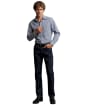 Men's R.M. Williams Auburn Poplin Check Shirt - Navy / White