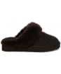 Women's Holland Cooper Classic Shearling Slipper - Chocolate