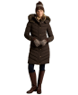 Women's Holland Cooper Chamonix Quilted Coat - Heraldic Chocolate