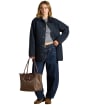 Women's Joules Edie Zip Top Shopper Bag - Neutral Check