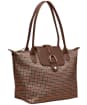 Women's Joules Edie Zip Top Shopper Bag - Neutral Check
