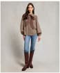 Women's Holland Cooper Burford Blouse - Coffee Gingham