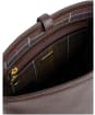 Women's Barbour Cedar Leather Bucket Bag - Rustic Brown