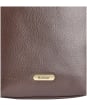 Women's Barbour Cedar Leather Bucket Bag - Rustic Brown