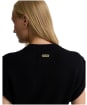 Women's Barbour International Zadie Knitted Sleeveless Zip Through - Black