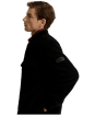 Men's Barbour International Trident Borg Fleece Overshirt - Black