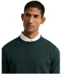 Men's Barbour Pima Cotton Crew Neck Sweater - Utility Sage