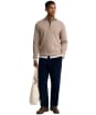 Men’s Barbour Cotton Half Zip Sweater - Greystone