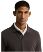 Men’s Barbour L/S Sports Polo Shirt - Shadow Brown