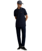 Men's Barbour International Evan Tipped Polo Shirt - Navy Red Mahoga
