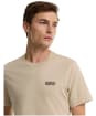 Men's Barbour International Small Logo Tee - Island Fossil
