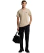 Men's Barbour International Small Logo Tee - Island Fossil